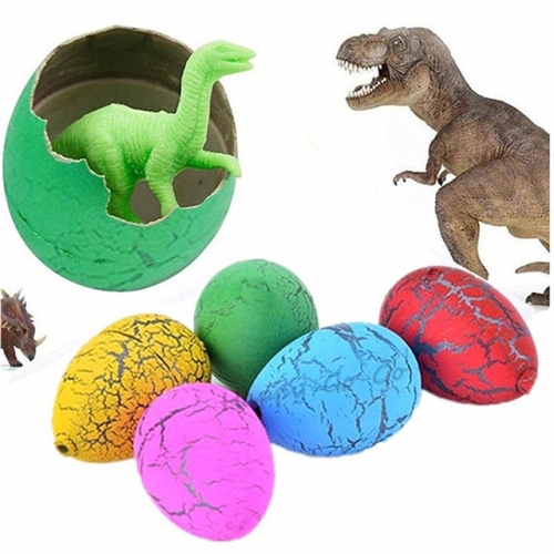 

6 PCS Small Size Hatching Dinosaur Eggs, Random Color Delivery