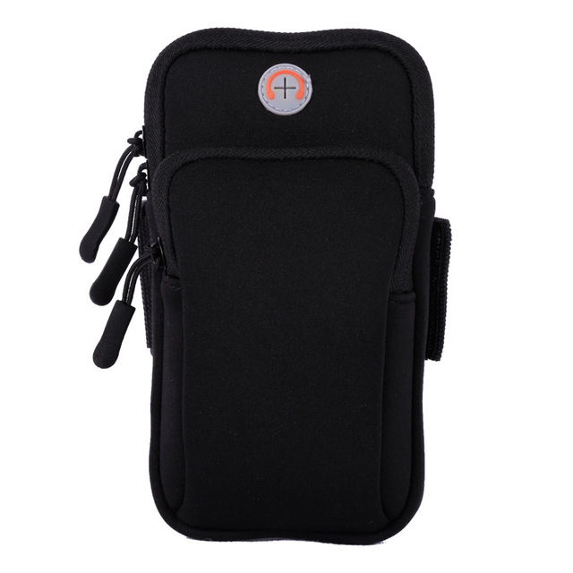 

Sport Armband Waterproof Phone Holder Case Bag for 4-6 inch Phones(Black)