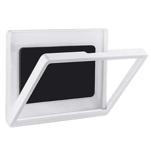 

Bathroom Anti-Fog Mobile Phone Waterproof Box Rotatable Flat Punch-Free Bracket, Style: 14 inches Rotating (White)