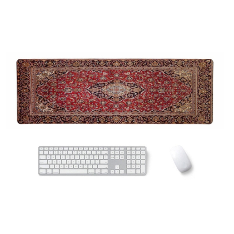 

2 PCS Personality Retro Pattern Mouse Pad Office Game Keyboard Anti-Skid Pad, Dimensions: Not Overlocked 300 x 900mm(Pattern 1 )