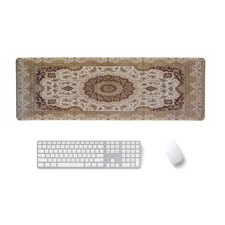

2 PCS Personality Retro Pattern Mouse Pad Office Game Keyboard Anti-Skid Pad, Dimensions: Not Overlocked 400 x 900mm(Pattern 2)