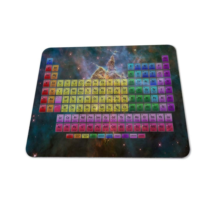 

3 PCS Periodic Table Of Chemical Elements Rectangular Mouse Pad Creative Office Learning Non-Slip Mat, Dimensions: Overlock 180 x 220mm(Pattern 2)