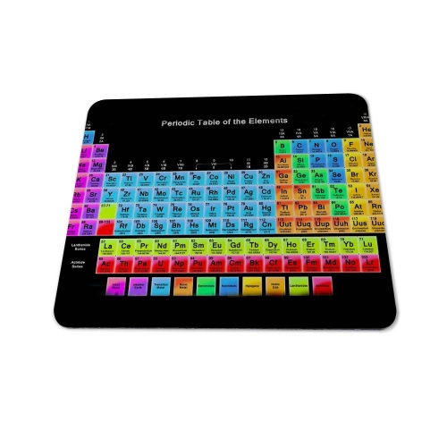 

3 PCS Periodic Table Of Chemical Elements Rectangular Mouse Pad Creative Office Learning Non-Slip Mat, Dimensions: Overlock 250 x 290mm(Pattern 1)