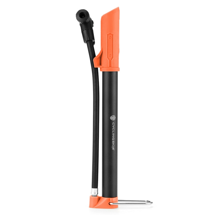 

CYCLINGBOX BG-1043 Bicycle Portable Foot Pump Mini High Pressure Gas Pump(Orange)