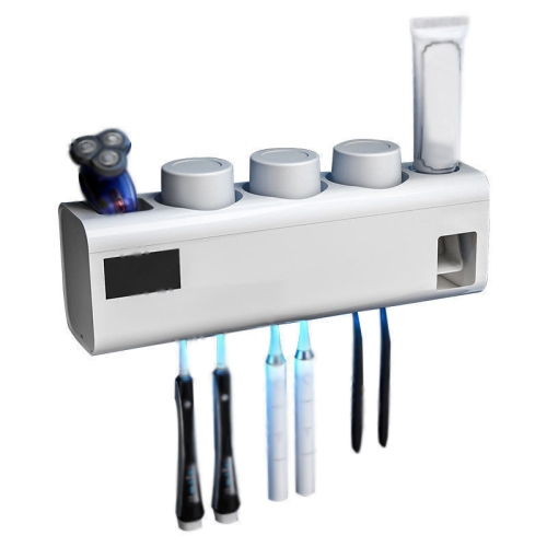 

Intelligent Toothbrush Sterilizer Electric Sterilization Wall-Mounted Toothbrush Storage Rack(UV Toothbrush Holder)