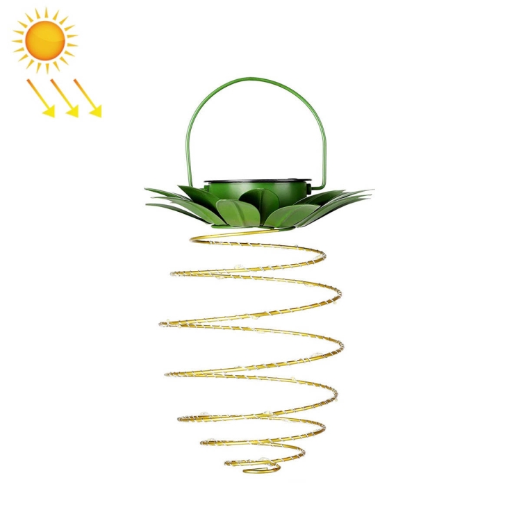 

60 LEDs Solar Pineapple Lights Wrought Iron Lantern LED Copper Wire String Outdoor Waterproof Garden Decoration Lanterns