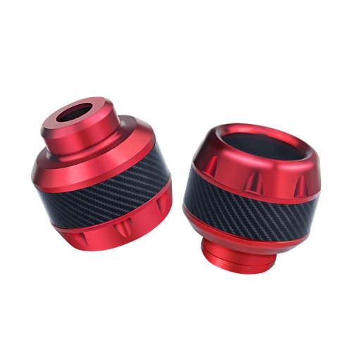 

2 Pairs TF-1783 Motorcycle Accessories Modified Electric Car Anti-Drop Cup Aluminum Alloy Shock Absorption Front Fork Cup(Red)