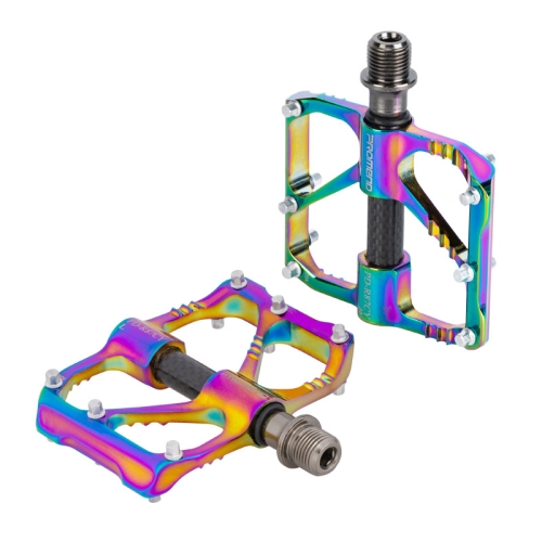 

1 Pair PROMEND Three Peilin Bearing Aluminum Alloy CNC Bicycle Colorful Pedal PD-R87CY