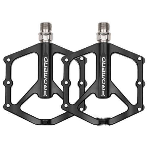 

1 Pair PROMEND PD-M46 Bicycle Pedal Aluminum Alloy CNC Bearing Palin Pedal(Black)