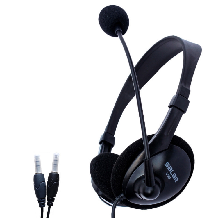 

Salar V58 Headset Headphone 3.5mm Game Microphone Headset(Dual Plug)