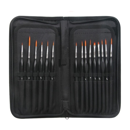 

15 PCS/Set Hook Line Pen Brush Set Nylon Watercolor Oil Tip/Elbow Pen(Type B)