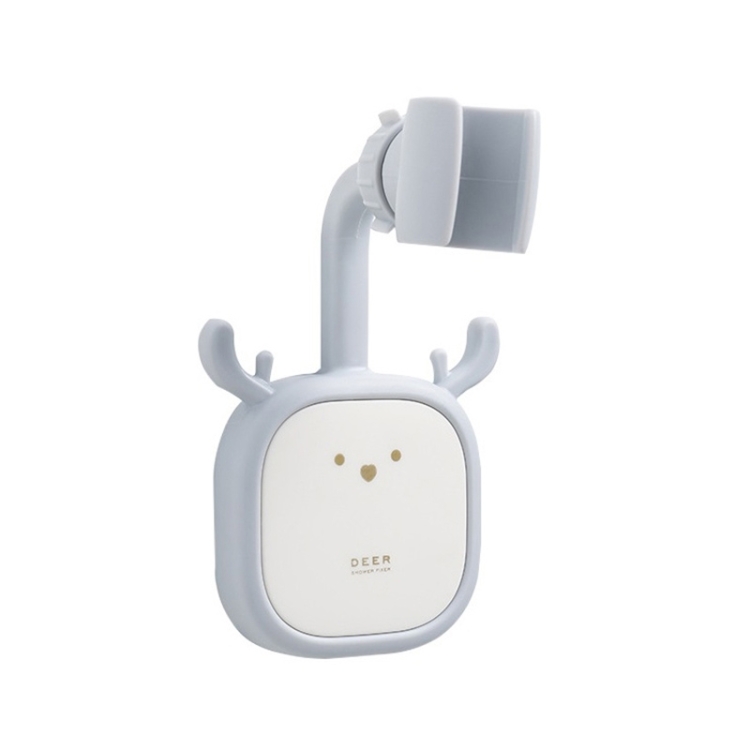 

3 PCS SM010 Cute Punch-Free Universal Head Shower Bracket Bathroom Bracket Shower Nozzle Adjustable Fixed Frame(Gray)