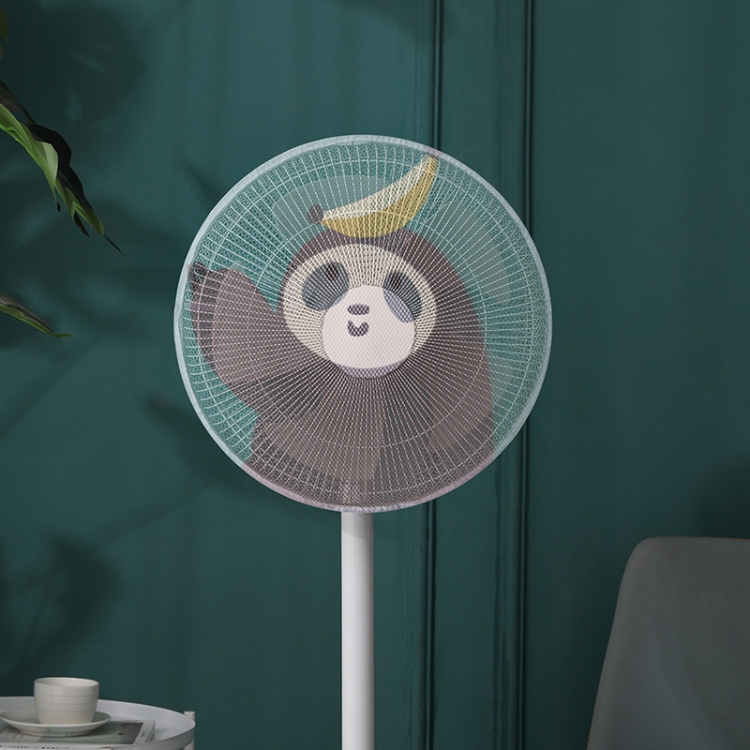 

5 PCS Cartoon Electric Fan Dust Cover Children Anti-Pinching Fan Protection Cover(Sloth)