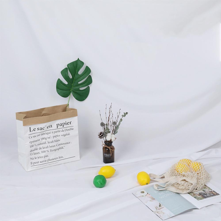 

4 x 2.4m Photo Background Cloth Increased Widened Photography Cloth Live Broadcast Solid Color Cloth(White)