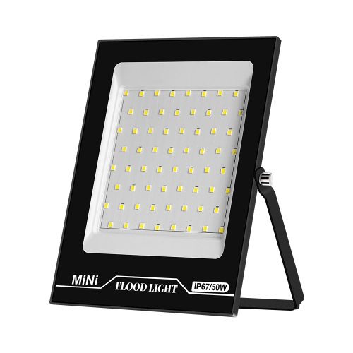 

50W LED Projection Lamp Outdoor Waterproof High Power Advertising Floodlight High Bright Garden Lighting(Cold White Light)