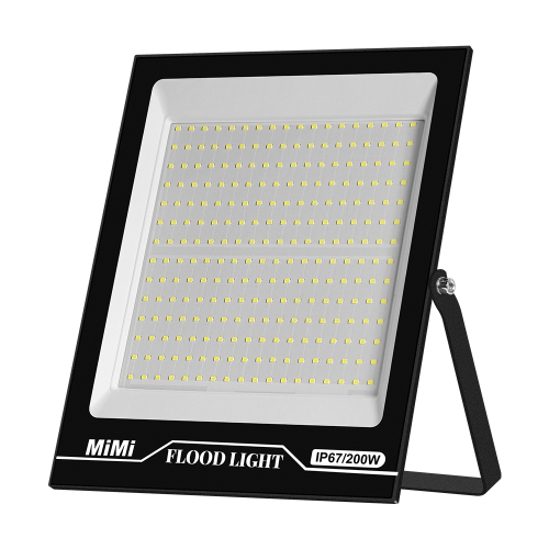 

200W LED Projection Lamp Outdoor Waterproof High Power Advertising Floodlight High Bright Garden Lighting(Cold White Light)