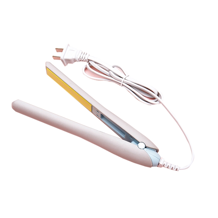 

I0813 Portable Hair Styler Straight Hair Curlers Cartoon Mini Student Splint US Plug, Color Random Delivery