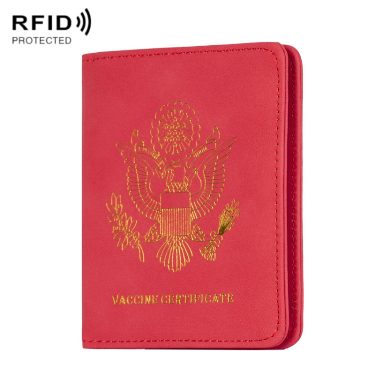 

2 PCS COVC1012 Card Case RFID Antimagnetic Bank Card ID Protective Case(Red)