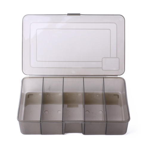 

4 PCS HENGJIA qt051 5 Grids Fishing Tackle Box Storage Box, Size: Large