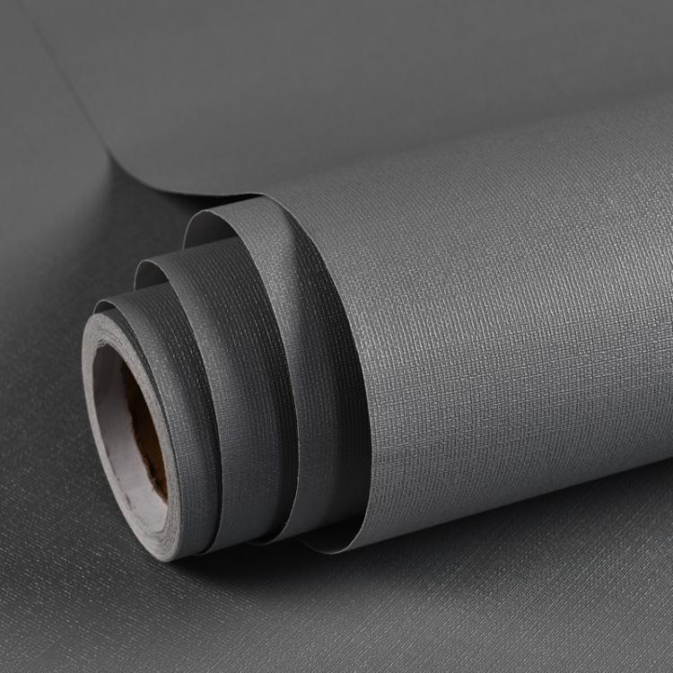 

Waterproof Self-Adhesive Macaron Dormitory Wallpaper Solid Color Clothing Store Decoration Wallpaper, Specification: 0.53 x 3m(Smoke Gray)