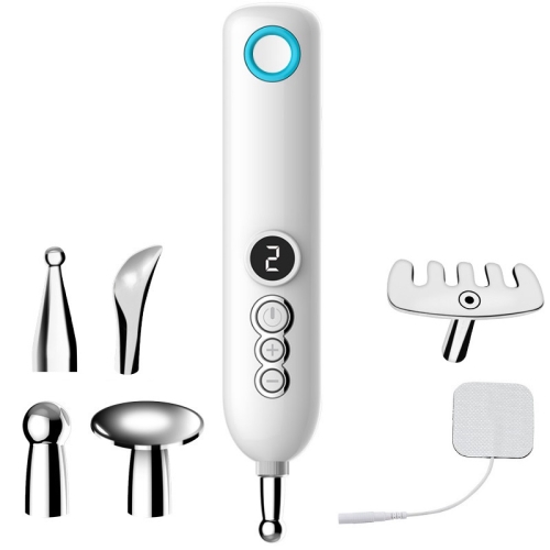 

Smart Rechargeable Meridian Pen Hot Compress Pulse Acupuncture Acupuncture Massager, Specification： Flagship