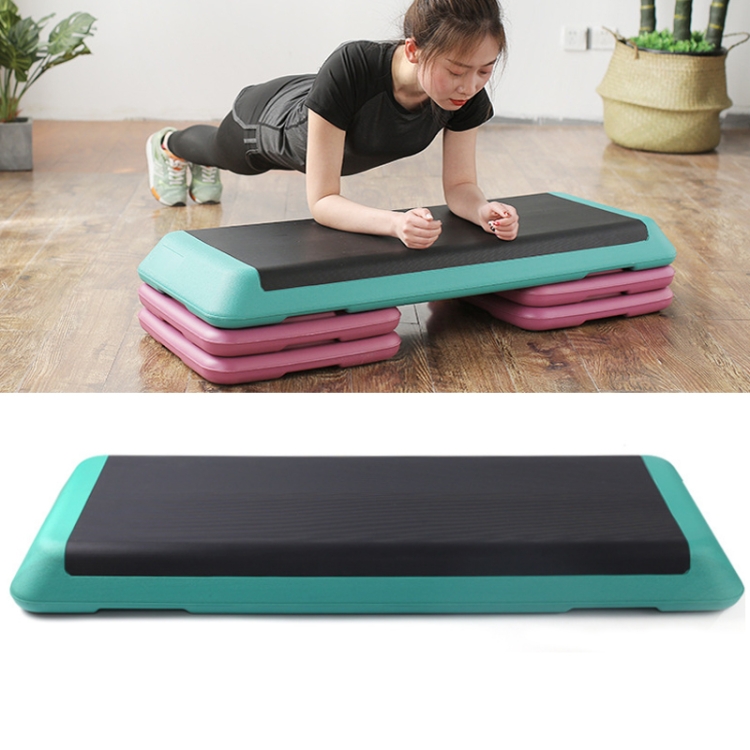 

110cm Fitness Pedal Adjustable Sports Yoga Fitness Aerobics Pedal, Specification: Deep Green Board