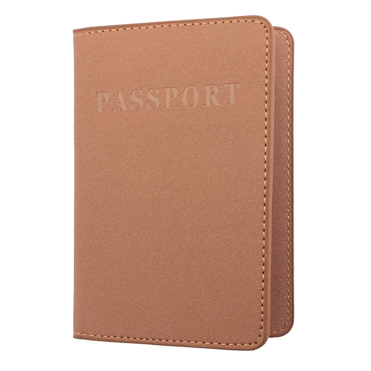 

2 PCS MS101 Frosted PU Multi-Card Passport Holder Travel Abroad Passport Card Holder, Color: Dirty Yellow