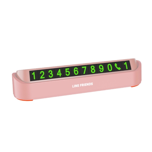 

3 PCS JK-297 Hidden Parking Number Card Nightlight Number Button Parking Number Card, Style: 5 Sets of Numbers (Pink)