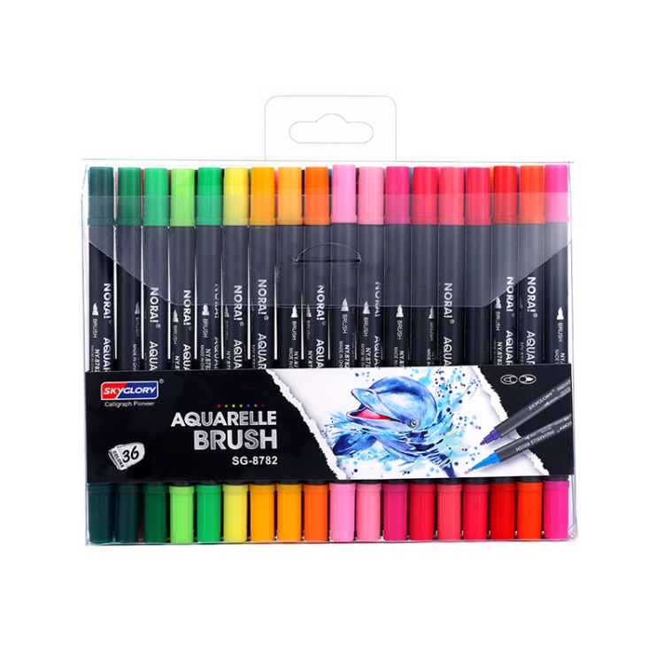 

Skyglory Children Graffiti Painting Water-Soluble Marker Pen Set, Specification: 36 Colors