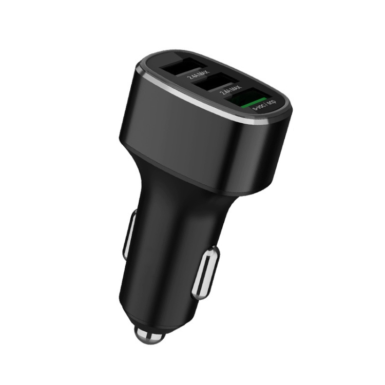 

Three USB Ports Car Fast Charging Charger For Huawei/For OPPO/VIVO/OnePlus And Other Flash Charging, Model: GT780 Black