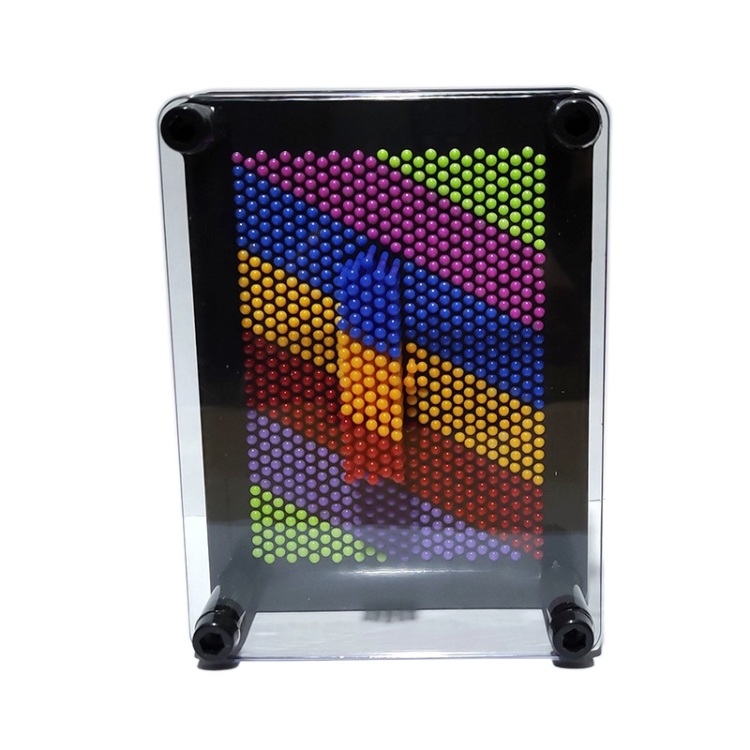 

Colorful Handprint Needle Painting 3D Stereo Hand Makrolon Needle, Size: Extra Large 25 x 20cm(Black Frame)