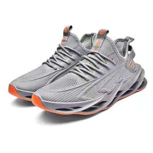 

WDF-1 Men Breathable Mesh Shoes Youth Sports Casual Shoes, Size: 44(Grey)