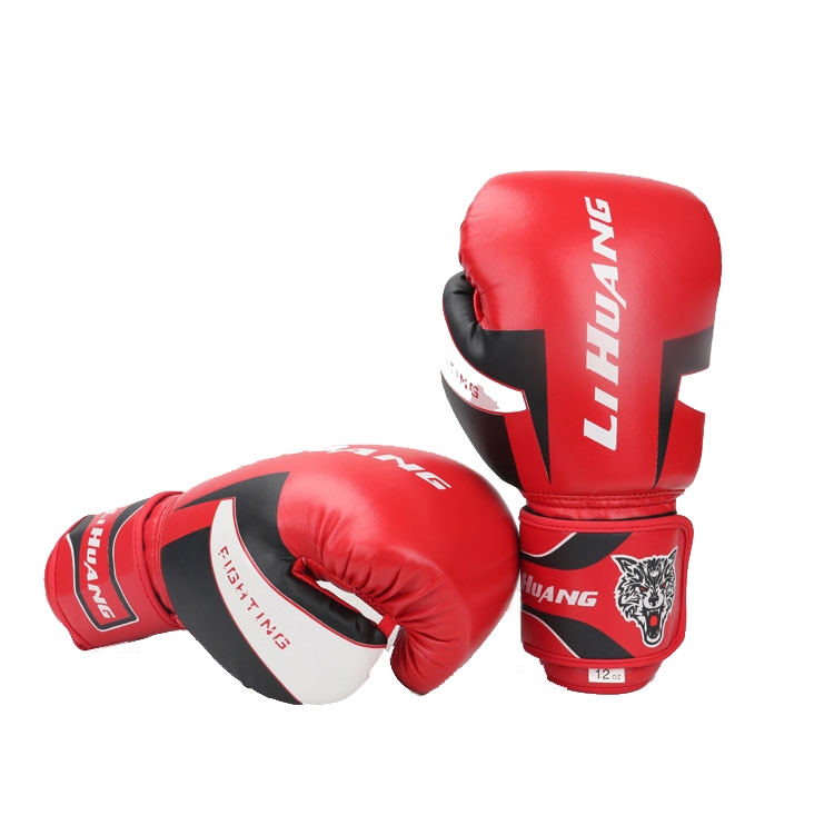 

LIHUANG S1 Fitness Boxing Gloves Adult Sanda Training Gloves, Size: 10oz(Red)