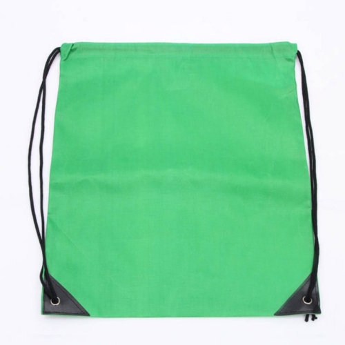 

10 PCS Outdoor Drawstring Backpacks Nylon Drawing String Design Bag(Green)