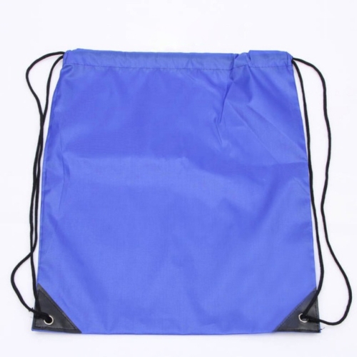 

10 PCS Outdoor Drawstring Backpacks Nylon Drawing String Design Bag(Light Blue)