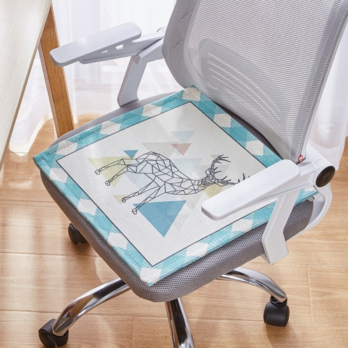 

2 PCS Summer Breathable Cushion Office Seat Pad, Size: 40 x 40cm(Antler C)