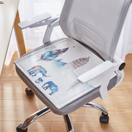 

2 PCS Summer Breathable Cushion Office Seat Pad, Size: 40 x 40cm(Feathers A)