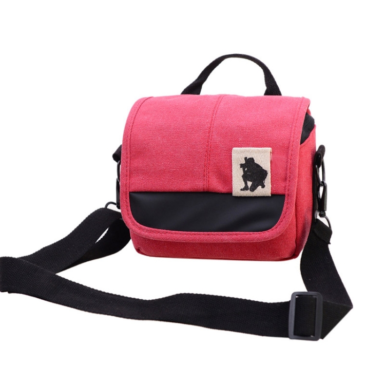 

Micro Single Telephoto Camera Bag Canvas Single Shoulder Photography Digital Bag(Red)