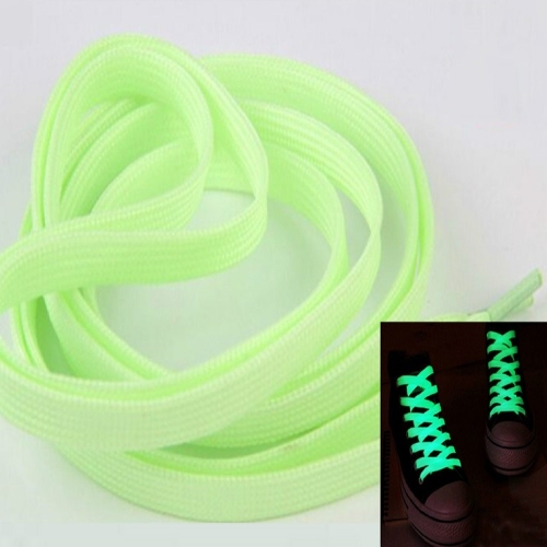 

2 Pairs Luminous Lace Fluorescent Self-illuminating Shoes Laces, Length:1m(Green)