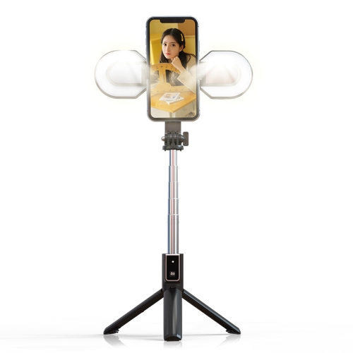 

P40S-M Rotating Horseshoe Lamp Led Double Fill Light Bluetooth Selfie Stick Anchor Live Broadcast Bracket