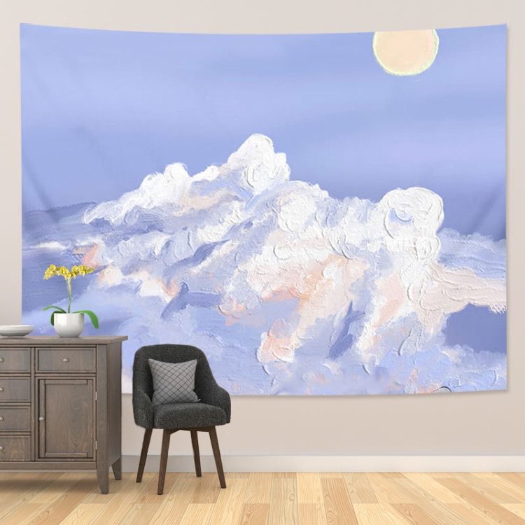 

Girl Heart Oil Painting Wallpaper Background Cloth Room Decoration Hanging Cloth, Size: 200x150cm(Landscape-2)