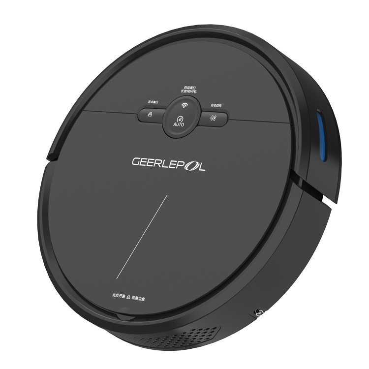 

GEERLEPOL Smart Home Automatic Refilling Sweeping Robot, High Configuration Support Mobile Phone APP(Black)
