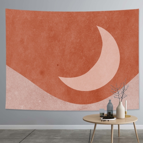 

Thick Farbic Tapestry Exaggerated Abstract Style Home Decoration Hanging Background Covering Cloth, Size: 150x100cm(Sun Moon 02)