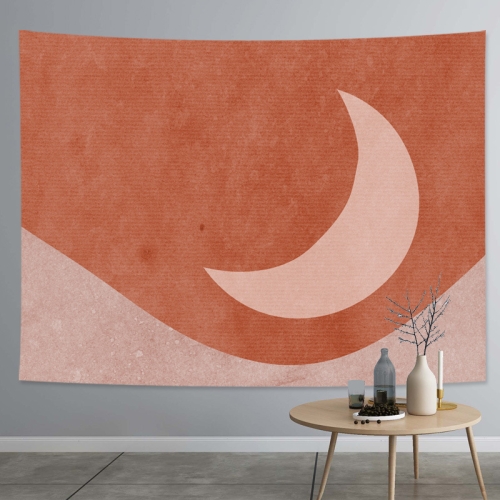 

Thick Farbic Tapestry Exaggerated Abstract Style Home Decoration Hanging Background Covering Cloth, Size: 200x150cm(Sun Moon 02)