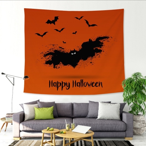 

Halloween Funny Fabric Background Wall Tapestry Bar Decoration Tapestry, Size: 150x130cm(Bat)