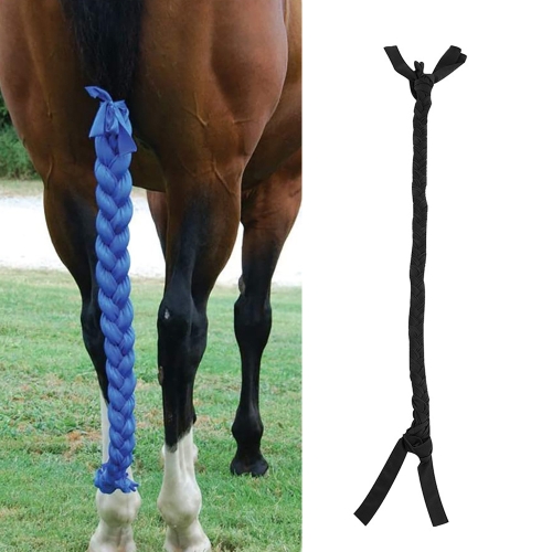 

Horse Protective Supplies Ponytail Anti-Mosquito Fossil Warming Horse Tail Package(Black)