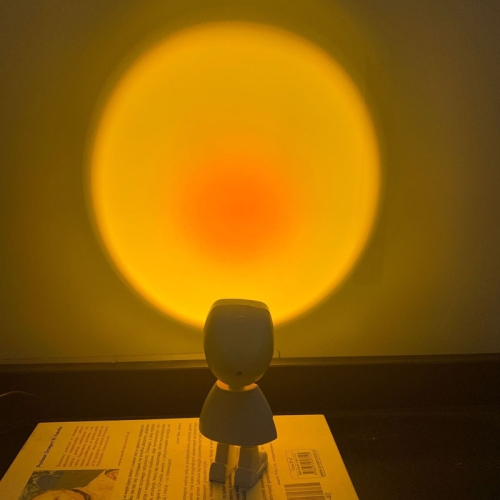 

Mini Astronaut Robot Sunset Light Sunset Projection Light Atmosphere Light, Power Spec: USB Plug-in(Sunset Red)