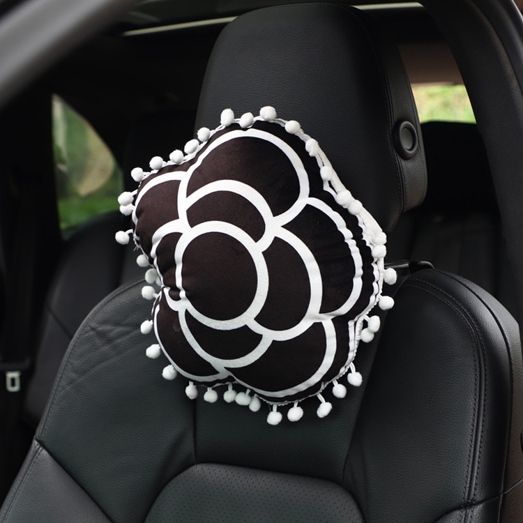 

Car Landscaped Plush Seat Belt Neck Pillow Car Interior Supplies, Style: Headrest