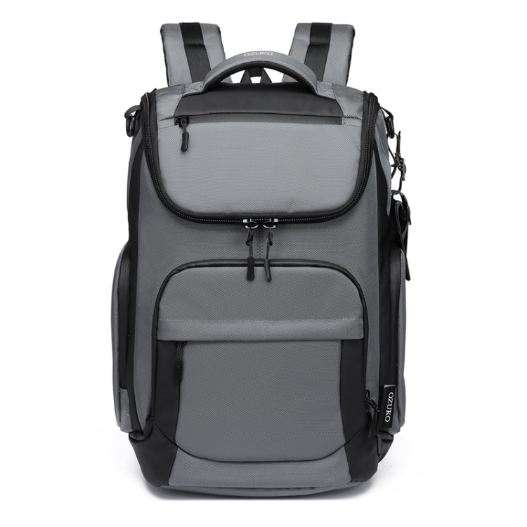 

Ozuko 9409 Men Business 15.6-inch Laptop Backpack Travel Sports Leisure Backpack(Dark Gray)