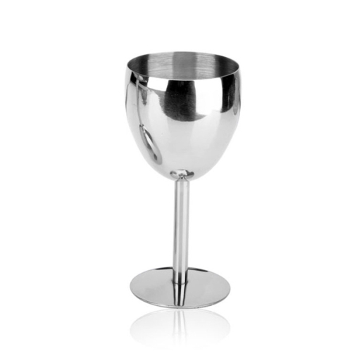 

180ml Stainless Steel Wine Glass Goblet Wine Glass